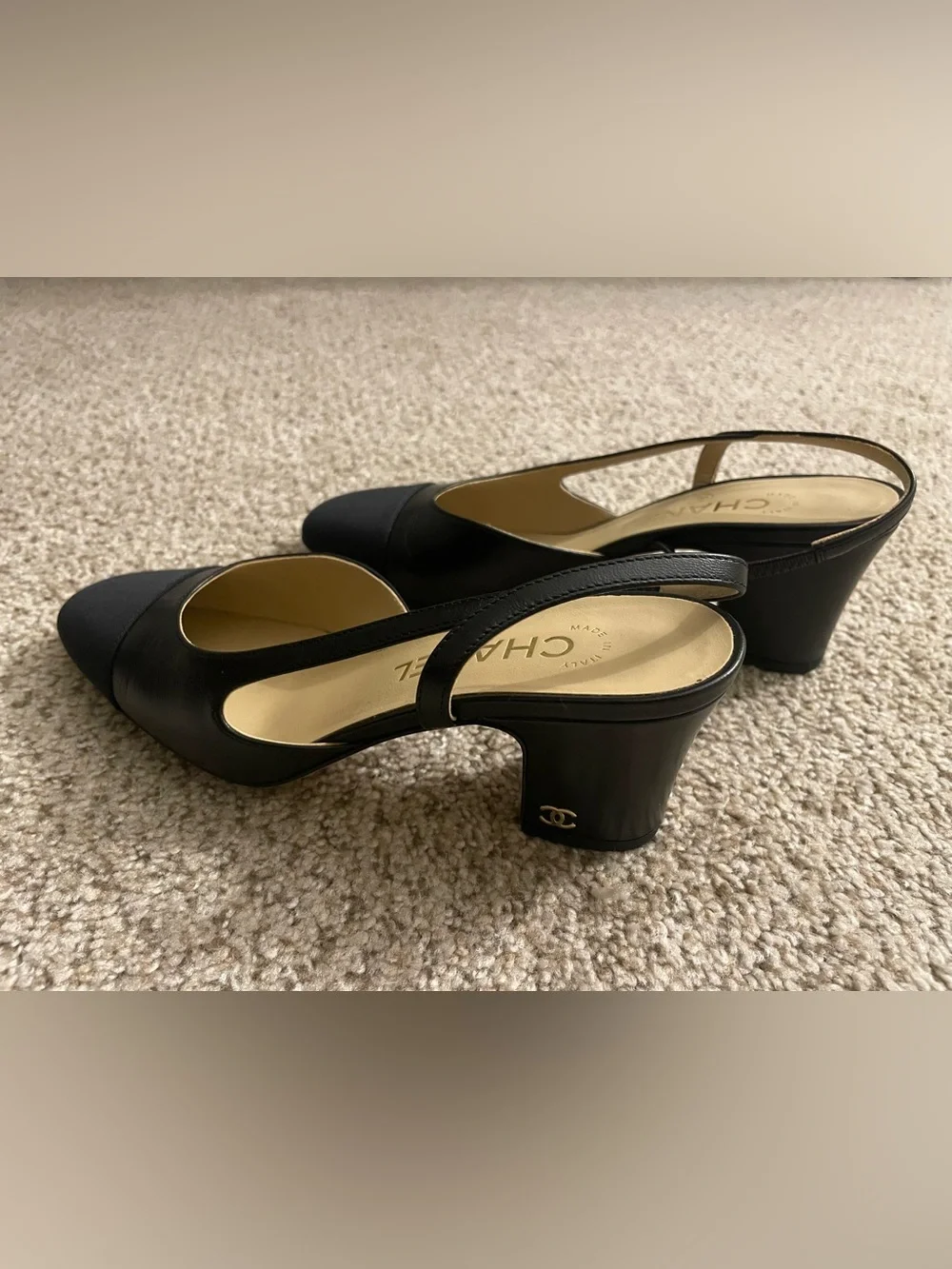 Chanel Slingback heels, size 35